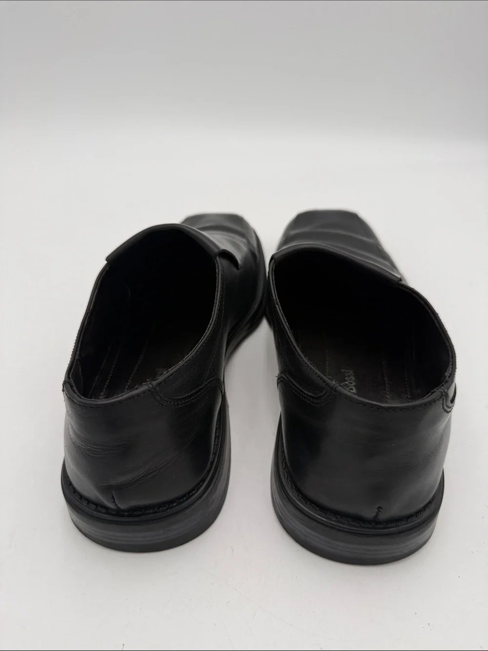 Stephan bossi Men's Black Slip-On Dress Shoes 10.5M casual office Y2K grandpa